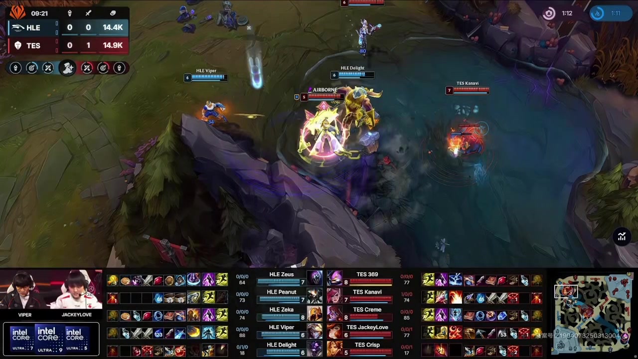 png电子无压力输出！Viper伊泽伤害拉满 TES打野＋双人组阵亡