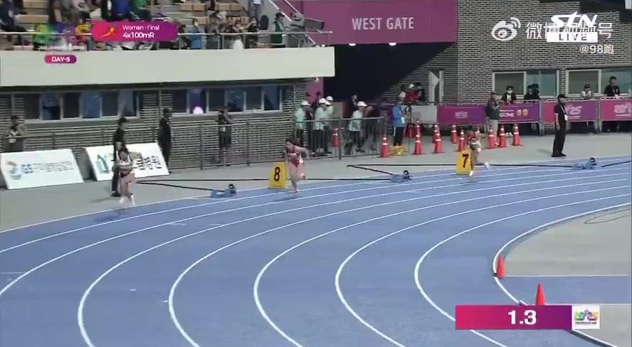 电子png游戏亚锦赛女子4x100m接力：中国队43秒28轻松夺冠！陈妤颉两小时两金